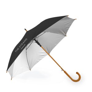 ร่มด้ามไม้ ขนาด 24 นิ้ว (สีดำ)