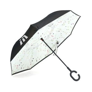 ร่มกลับด้าน Black-Flower