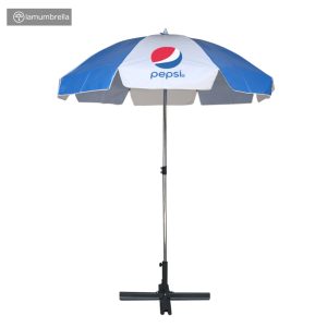 ร่มสนาม 40 นิ้ว (ฟ้า-ขาว)